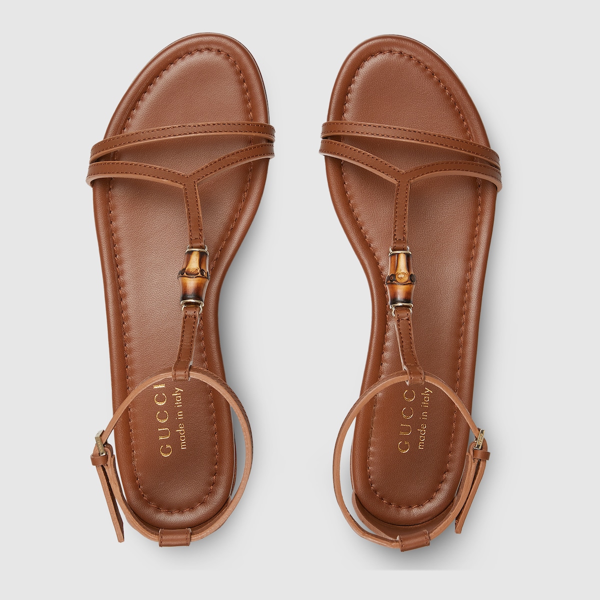 Gucci Women’s sandal with bamboo detail - Image 2